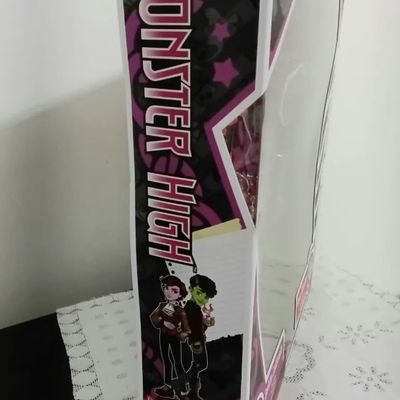 Caixa vazia do 2 pack de bonecos Monster High Kieran Valentine e Spelldon - Foto 3