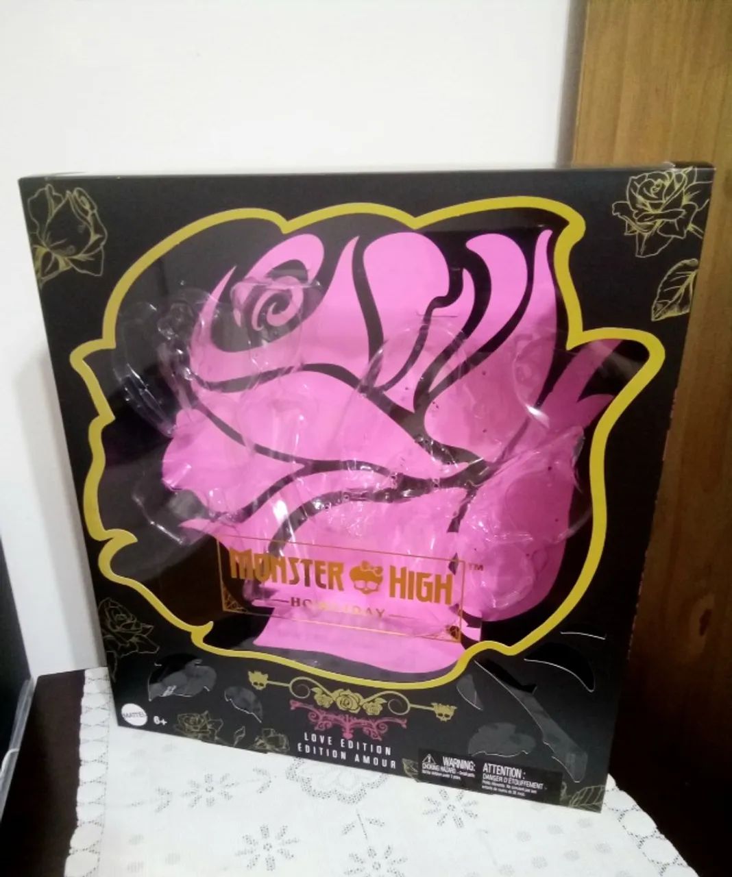 Caixa vazia do 2 pack Monster High Draculaura e Clawd Howliday Love Edition - Foto 1